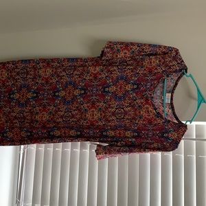Cute Lularoe dress. Never worn. Cute with leggings